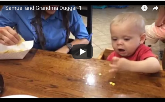 Samuel Enjoys Time With Grandma Duggar