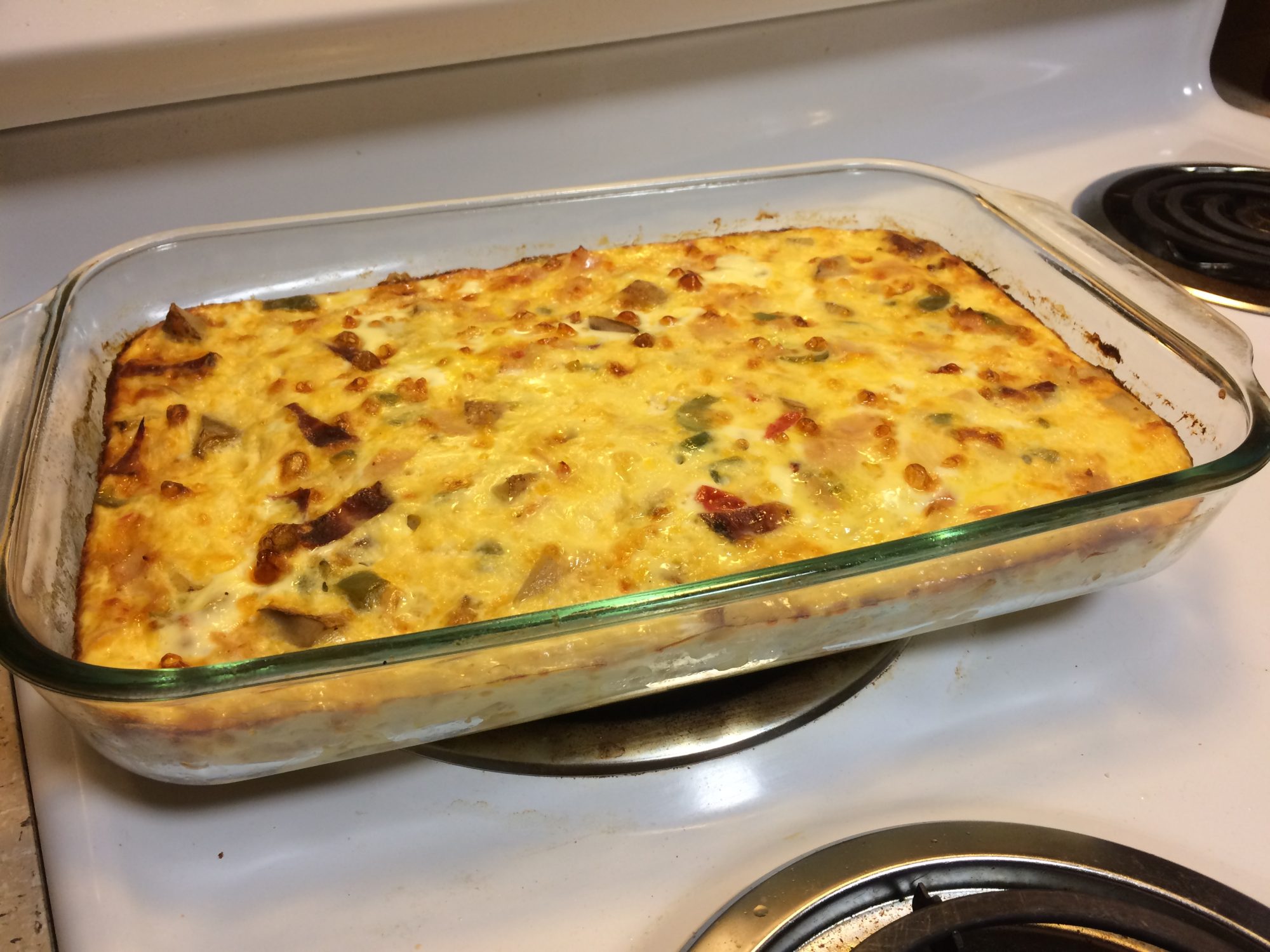 Breakfast Casserole Recipe Egg, Potato, Peppers, Bacon The Dillard