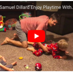 Israel and Samuel Enjoy Playtime with Papa